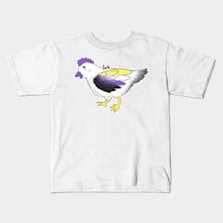 Nonbinary Chicken Pride - 2019 Kids T-Shirt